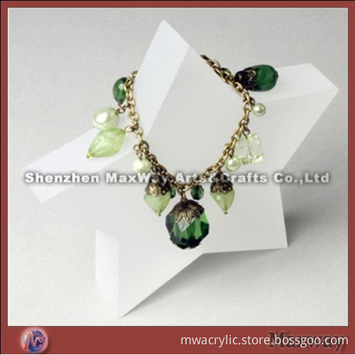 White Star-liked Acrylic/Lucite Jewelry/Earring/Bracelet Holder/Display